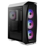 Caja gaming semitorre aerocool aero one frost blanco