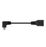 Nanocable cable micro usb 2.0 otg acodado macho a usb-a hembra 15cm