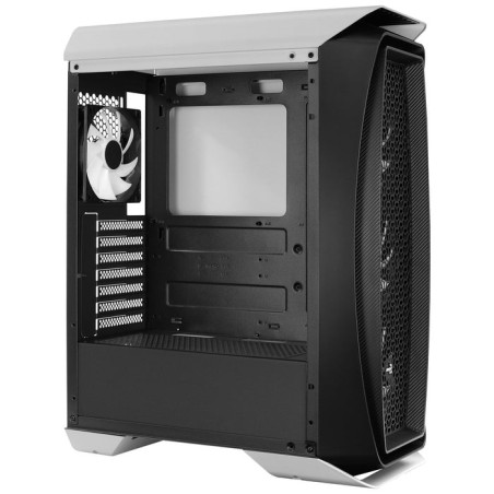 Caja gaming semitorre aerocool aero one frost blanco