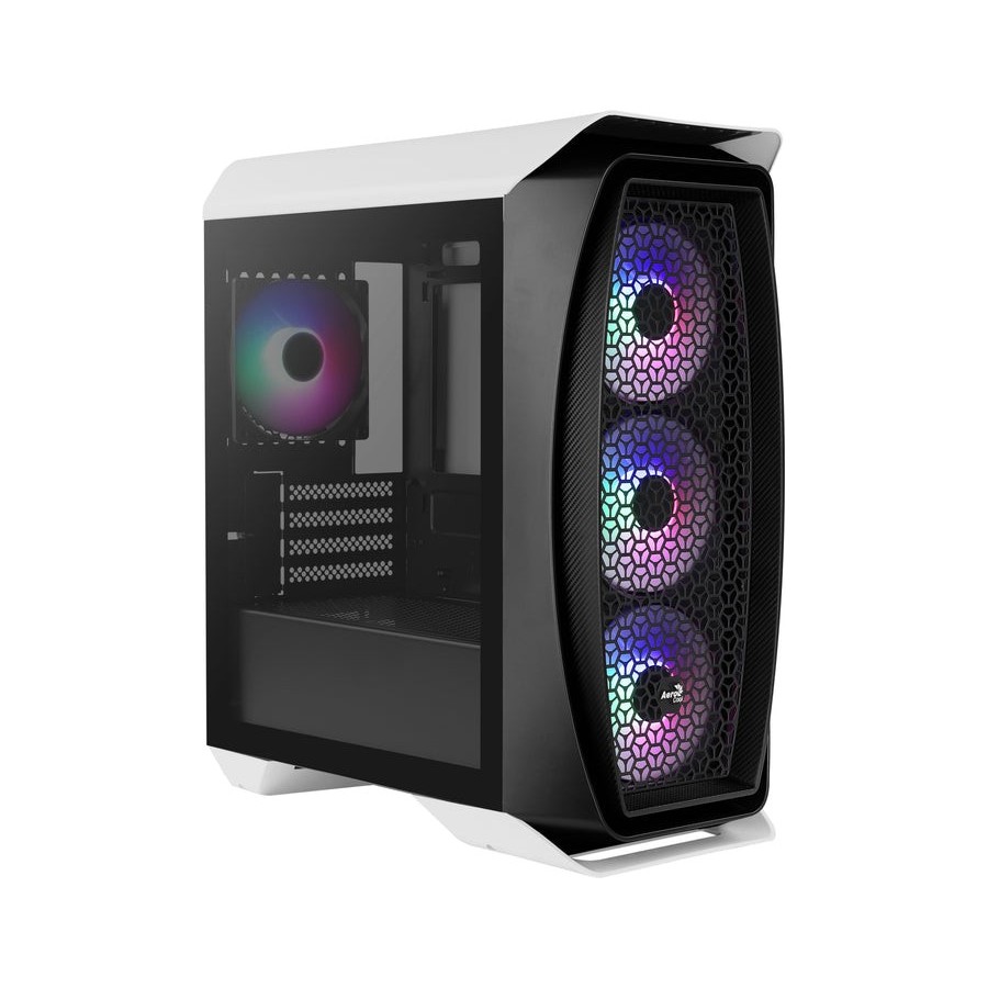 Caja gaming minitorre aerocool aero one mini frost blanco