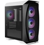 Caja gaming minitorre aerocool aero one mini frost blanco