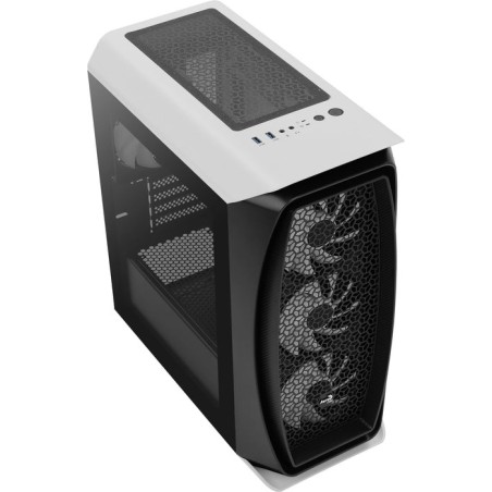 Caja gaming minitorre aerocool aero one mini frost blanco
