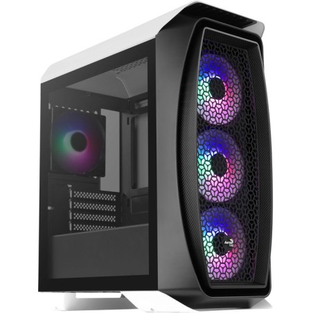 Caja gaming minitorre aerocool aero one mini frost blanco