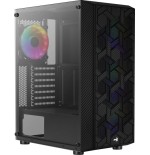 Caja gaming semitorre aerocool hivebk