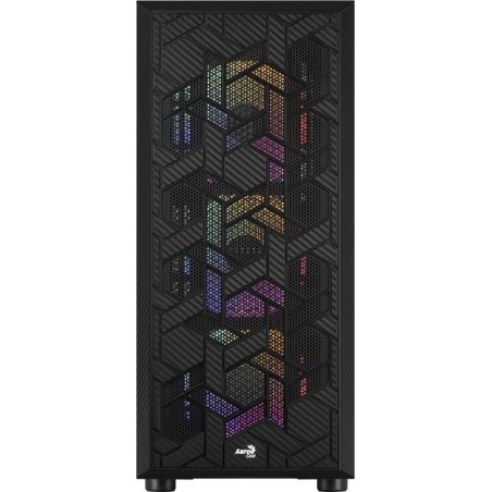 Caja gaming semitorre aerocool hivebk