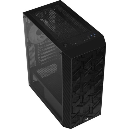 Caja gaming semitorre aerocool hivebk