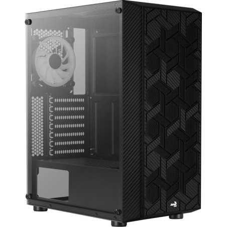 Caja gaming semitorre aerocool hivebk