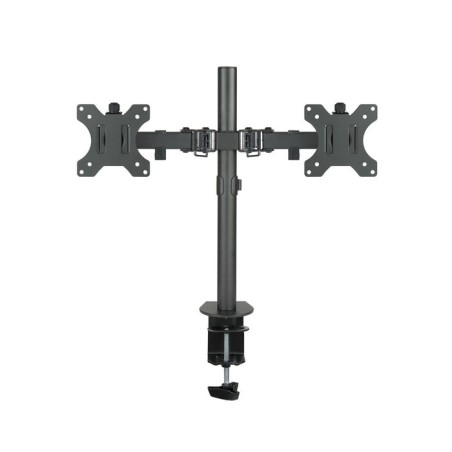 Tooq soporte de mesa con brazos articulados para 2 monitores de 13"-32" - giratorio e inclinable - gestion de cables -