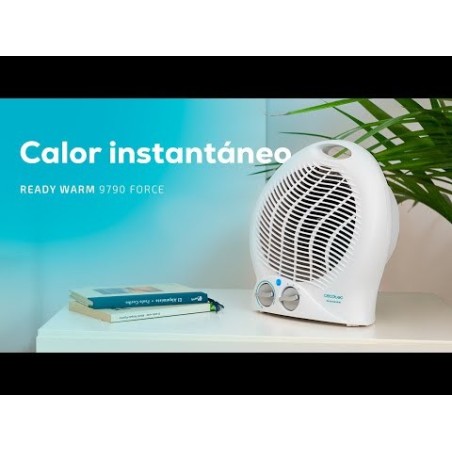 Calefactor termoventilador cecotec ready warm 9790 force 2000w temperatura regulable