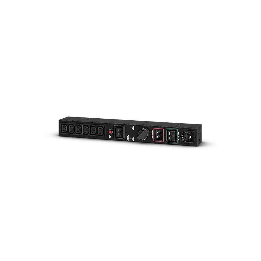 Unidad de distribucion para alimentacion cyberpower mbp20hviec6 16a 1 x iec c19 6 x iec c13 formato rack 1u