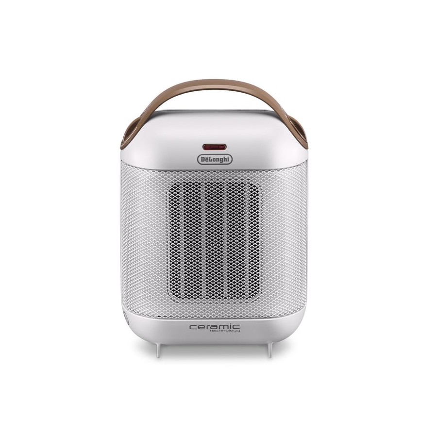Calefactor cerámico delonghi capsule hfx30c18.iw 1800w 2 niveles de potencia blanco