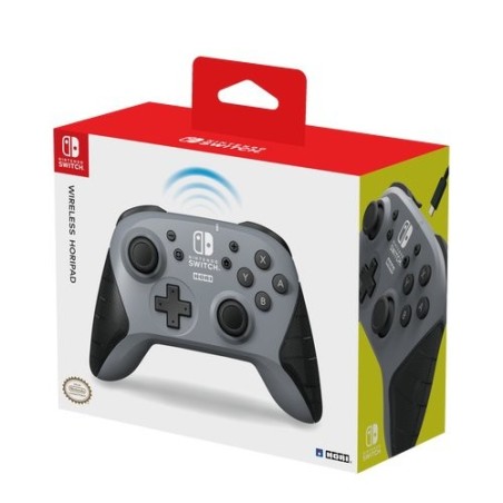 Gamepad inalámbrico hori horipad para nintendo switch gris