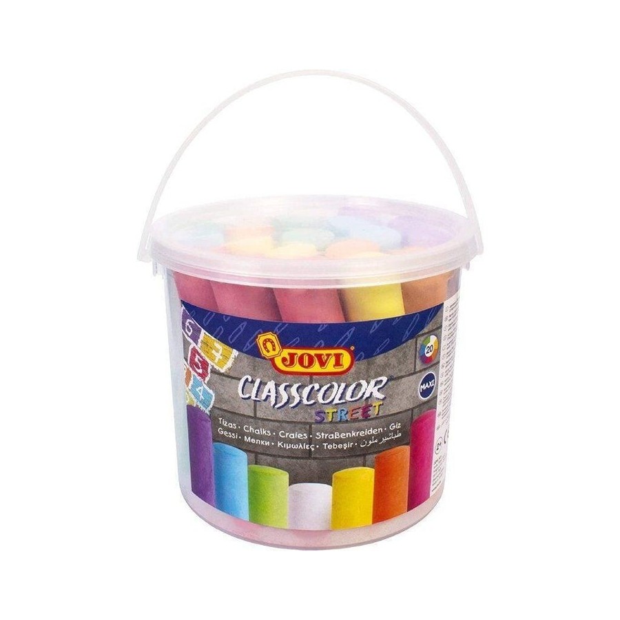 Bote de tizas jovi classcolor street 1130 20 unidades colores surtidos