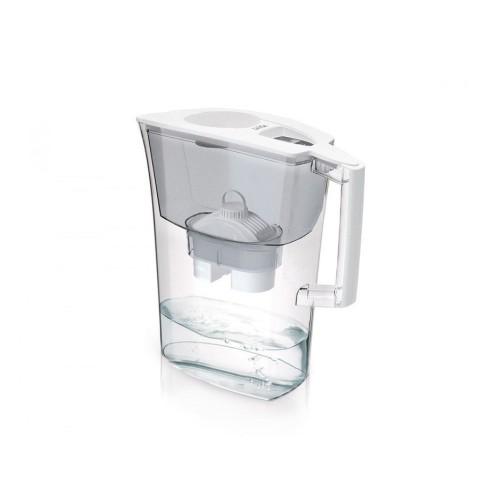 Jarra filtrante laica prime line spring blanca j51-ca capacidad 3l indicador manual desmontable