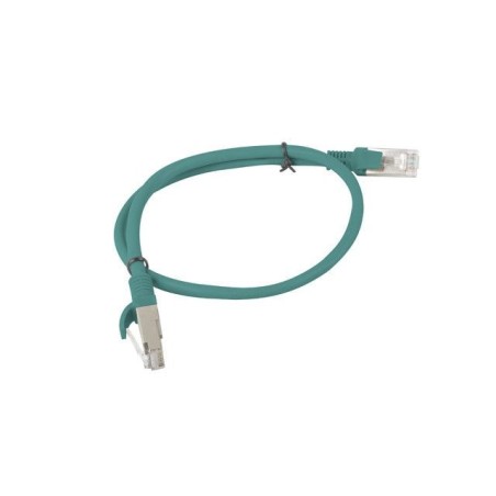 Cable de red lanberg rj45 utp cat 5e 0.5m verde pcu5-10cc-0050-g