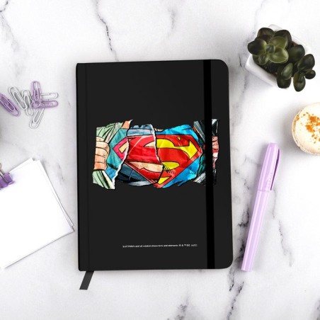 Cuaderno cuadriculado dc superman 026 a5 96 hojas