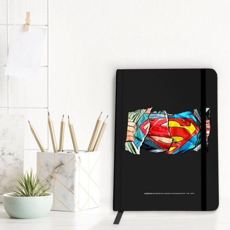 Cuaderno cuadriculado dc superman 026 a5 96 hojas