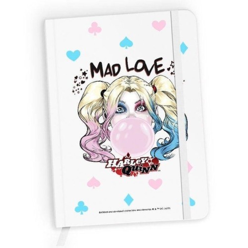 Cuaderno cuadriculado harley quinn 001 a5 96 hojas