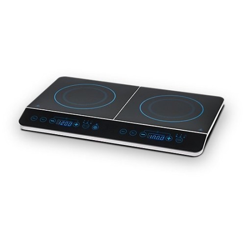 Placa de inducción medion md15324 2 placa de 200mm 2000-1500w