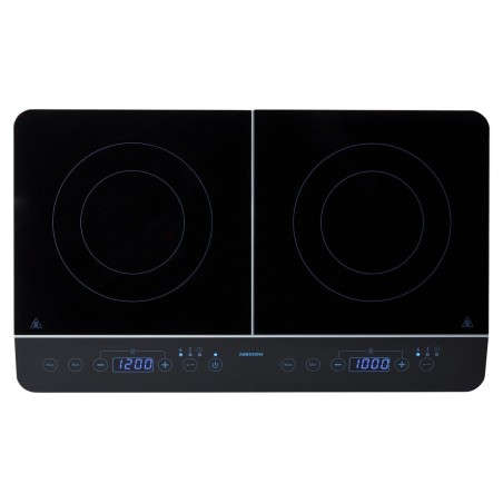 Placa de inducción medion md15324 2 placa de 200mm 2000-1500w
