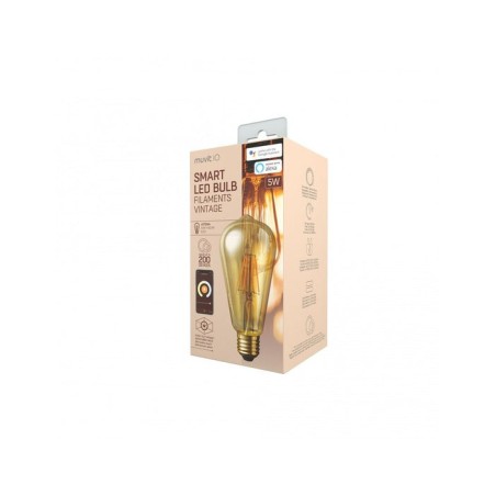 Bombilla inteligente muvit io edison casquillo e27 5w 480 lúmenes 1800-2700k