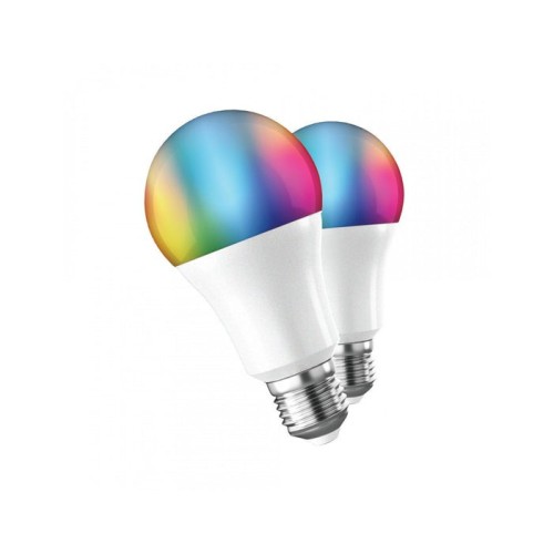 Bombilla led inteligente muvit io a60 casquillo e27 9w 800 lúmenes 2700k-6500k pack de 2 uds