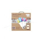 Bombilla led inteligente muvit io a60 casquillo e27 9w 800 lúmenes 2700k-6500k pack de 2 uds