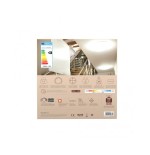 Lámpara de techo muvit iot miocla001 wifi 18w 1400lum compatible con asistente de voz
