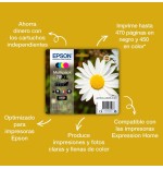 Tinta original epson 18 multipack paquete de 4 15.1 ml negro, amarillo, cian, magenta