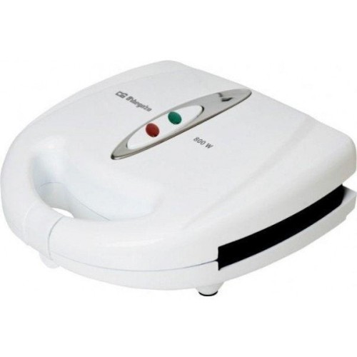 Sandwichera orbegozo sw 5000 blanca 800w 2 sandwiches revestimiento antiadherente