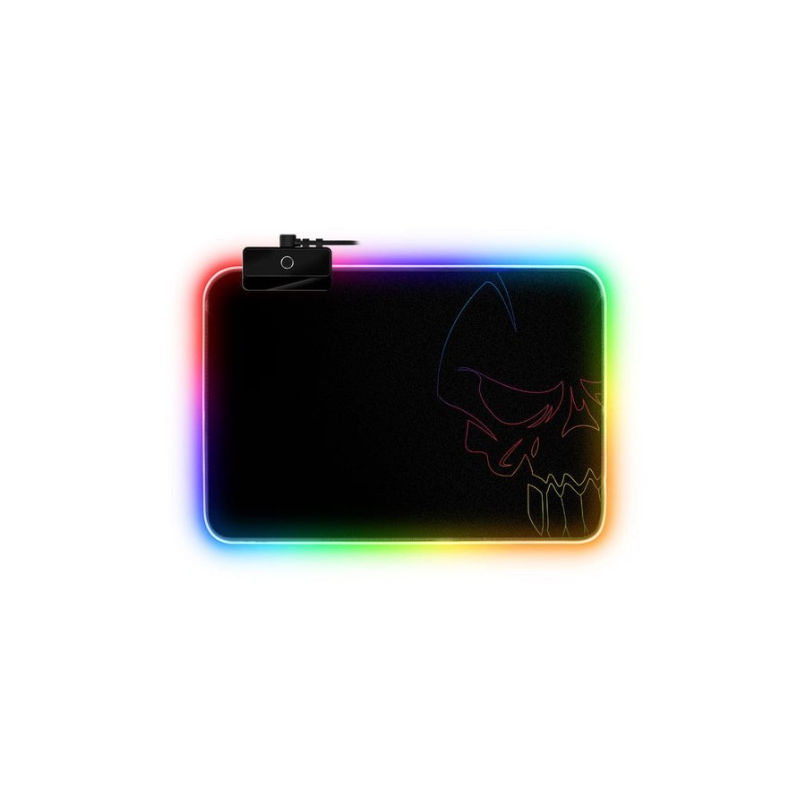 Alfombrilla spirit of gamer skull rgb m con iluminación led 300 x 230 x 3mm