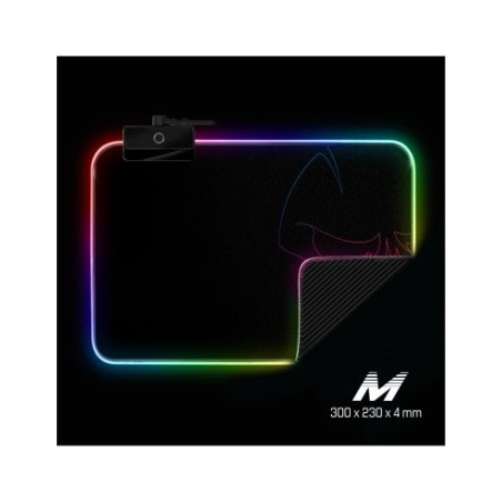 Alfombrilla spirit of gamer skull rgb m con iluminación led 300 x 230 x 3mm