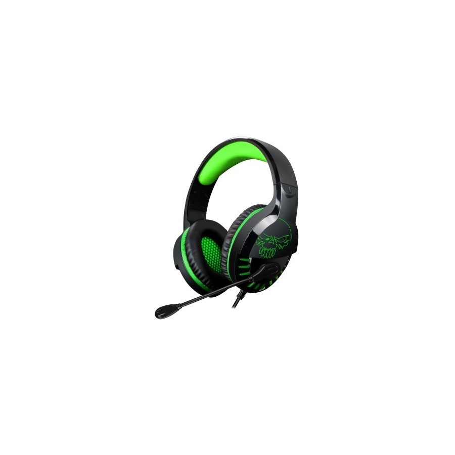 Auriculares gaming con micrófono spirit of gamer pro-h3 xbox edition jack 3.5 verdes