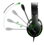 Auriculares gaming con micrófono spirit of gamer pro-h3 xbox edition jack 3.5 verdes
