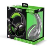 Auriculares gaming con micrófono spirit of gamer pro-h3 xbox edition jack 3.5 verdes