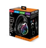 Auriculares gaming con micrófono spirit of gamer xpert h600 jack 3.5 usb 2.0 gris oscuro