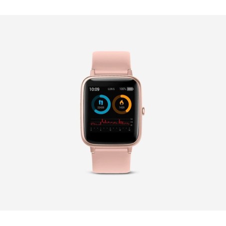 Smartwatch spc smartee vita 9633p notificaciones frecuencia cardíaca rosa