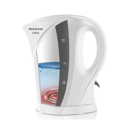 Hervidor taurus loiza 1.7l filtro extraíble desconexión automática recoge-cables interruptor encendido apagado