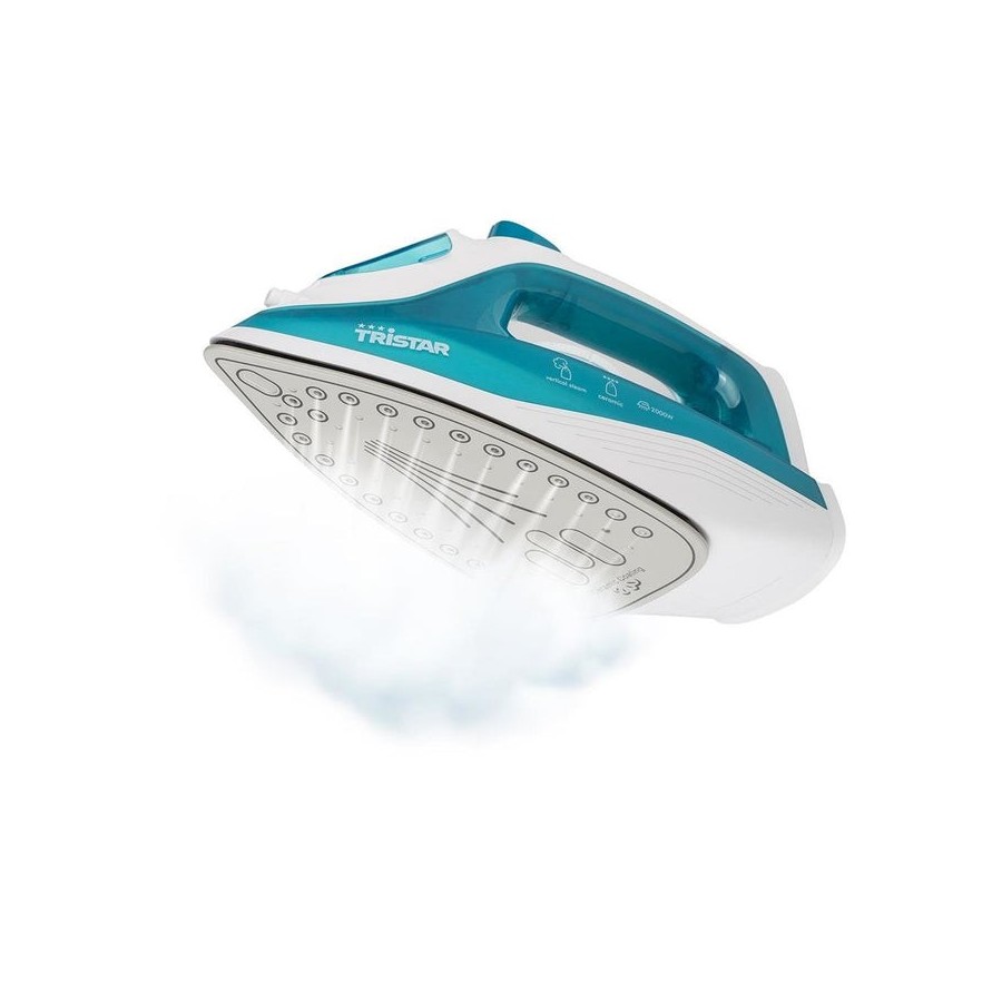 Plancha de vapor tristar st-8300 2000w vapor continuo 16 g min golpe vapor 52.5 g min suela cerámica función autolimpieza