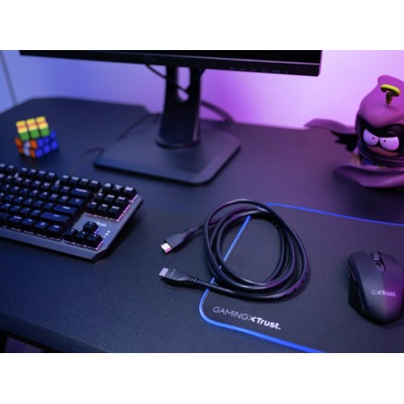 Cable hdmi 2.1 8k trust gaming gxt 731 ruza hdmi macho hdmi macho 1.8m negro