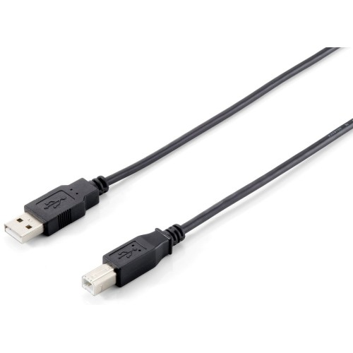 Equip cable usb 2.0 a/b (impresora)  5m   negro