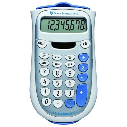 Calculadora texas instruments ti-1706 sv plata