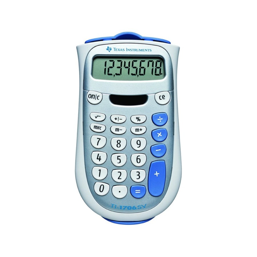 Calculadora texas instruments ti-1706 sv plata