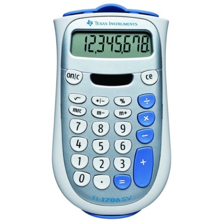 Calculadora texas instruments ti-1706 sv plata