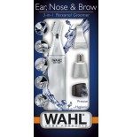 Recortadora wahl ear nose blow wet and dry 5545-2416 con batería 6 accesorios