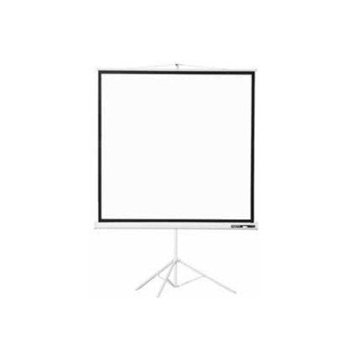Approx pantalla tripode 200x200 alta calidad tela blanco mate bordes negros 3cm