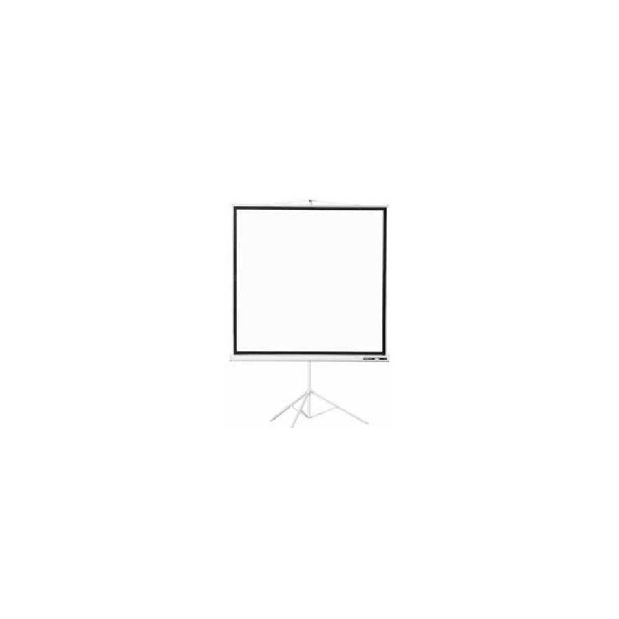 Approx pantalla tripode 200x200 alta calidad tela blanco mate bordes negros 3cm