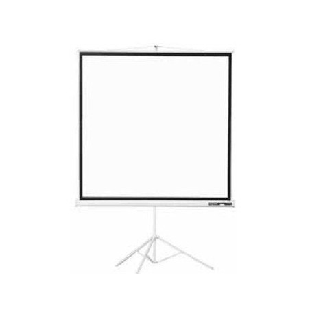 Approx pantalla tripode 200x200 alta calidad tela blanco mate bordes negros 3cm