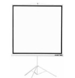 Approx pantalla tripode 200x200 alta calidad tela blanco mate bordes negros 3cm