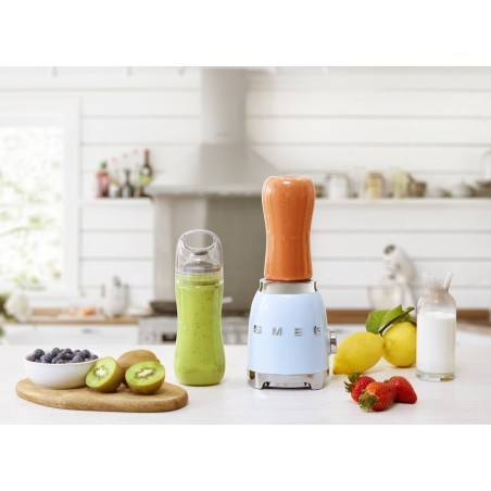 Smeg 50'style glass blender blue pbf01pbeu